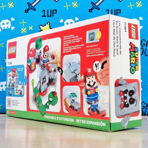 Lego Super Mario WHOMPS LAVA TROUBLE [ 71364 ] 2020 Building Game (133 pcs) - Picture 3 of 10